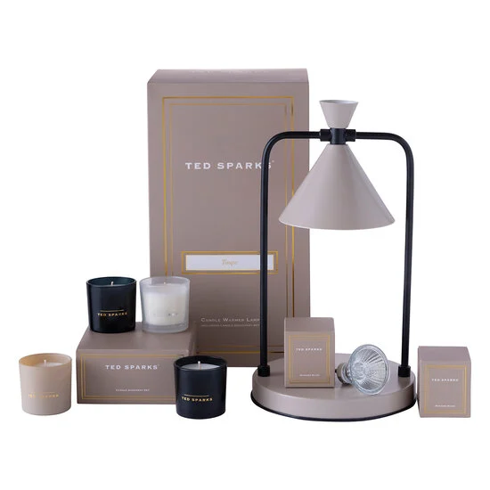 Candle Warmer Lamp Taupe